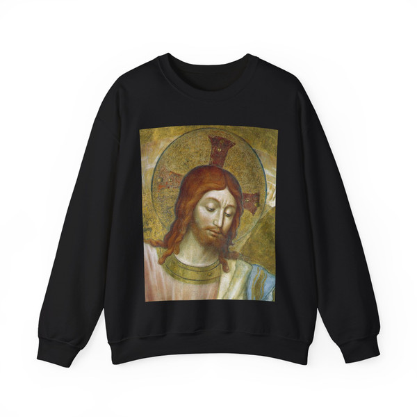 Fra Angelico Chapel of San Brizio, 1447, Detalj 2, Orvieto (Artwork) Crewneck Sweatshirt