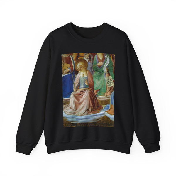 Fra Angelico Chapel of San Brizio, 1447, Detalj 1, Orvieto (Artwork) Crewneck Sweatshirt