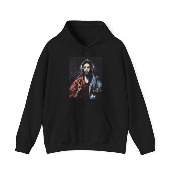 GRECO, El -1600- Christ as Saviour (Artwork) Hoodie