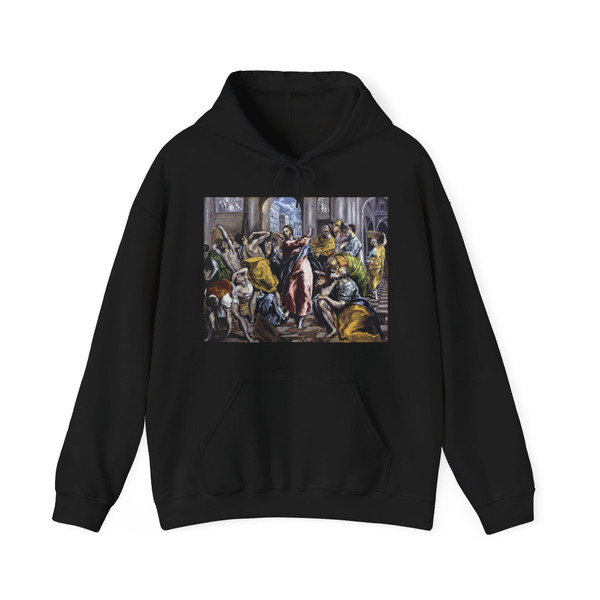 GRECO, El -1600- The Purification of the Temple (Artwork) Hoodie