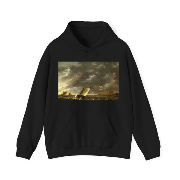 CUYP, Aelbert - The Maas at Dordrecht in a Storm (Artwork) Hoodie