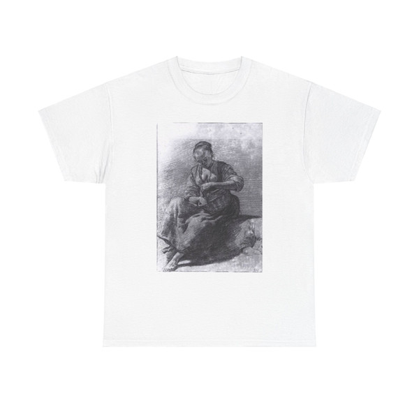 VELDE, Adriaen van de - Seated Woman (Artwork) T-Shirt