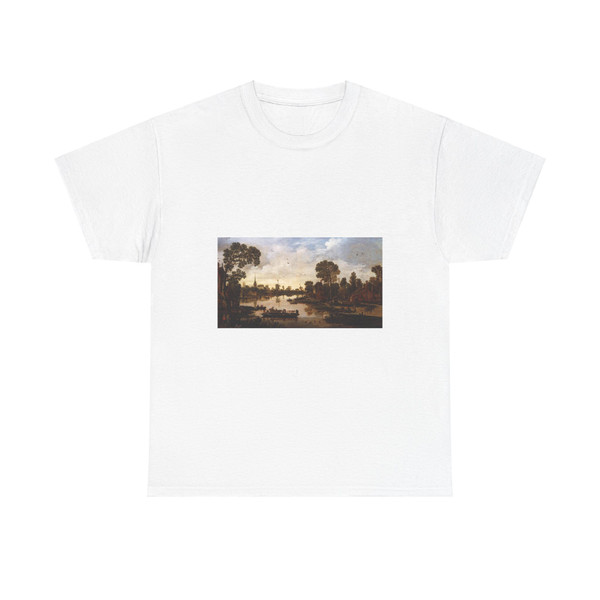 VELDE, Esaias van de - Ferry Boat (Artwork) T-Shirt