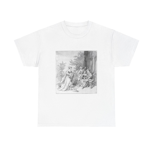 VERKOLJE, Johannes - Elegant Company Making Music on a Terrace (Artwork) T-Shirt