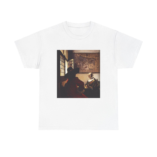 VERMEER, Johannes - Officer with a Laughing Girl (Artwork) T-Shirt