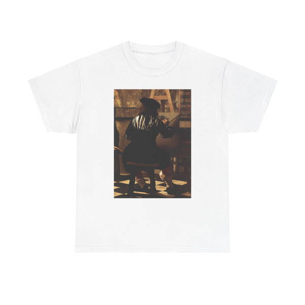 VERMEER, Johannes - The Art of Painting (detail)3 (Artwork) T-Shirt