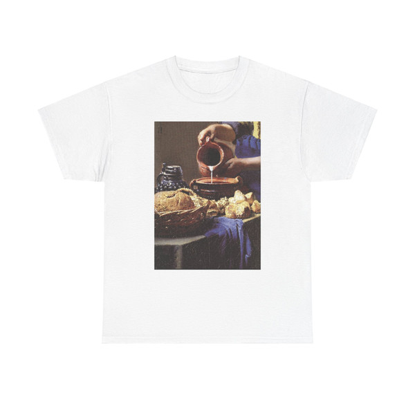 VERMEER, Johannes - The Milkmaid (detail)3 (Artwork) T-Shirt