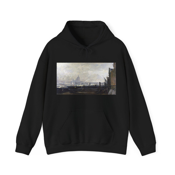DAUBIGNY, Charles-Francois St Paul's from the Surrey Side (Artwork) Hoodie
