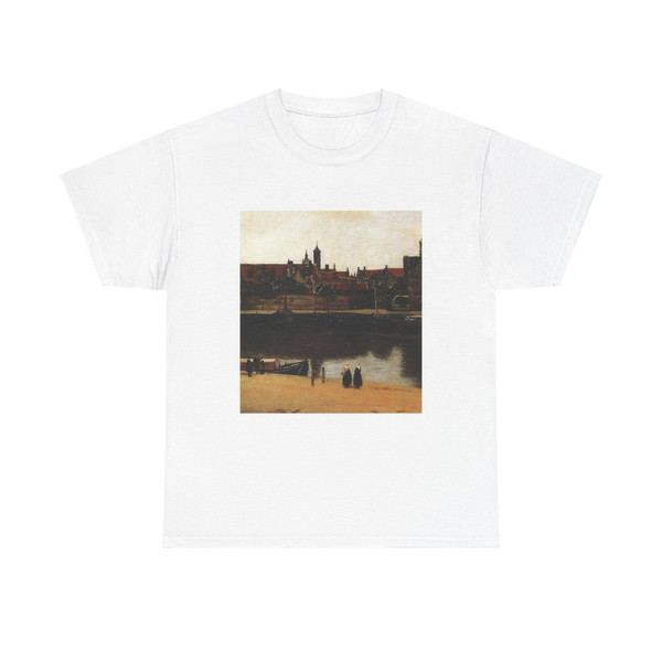 VERMEER, Johannes - View of Delft (detail)4 (Artwork) T-Shirt