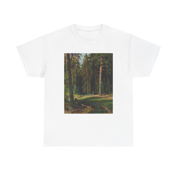 SHISKIN, Ivan Ivanovich - Edge of the Forest 1884 (Artwork) T-Shirt