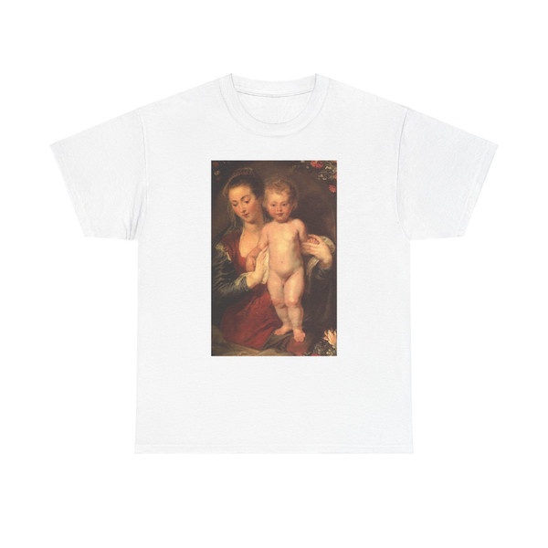 RUBENS, Peter Paul - Madonna in a Garland of Flowers (Artwork) T-Shirt