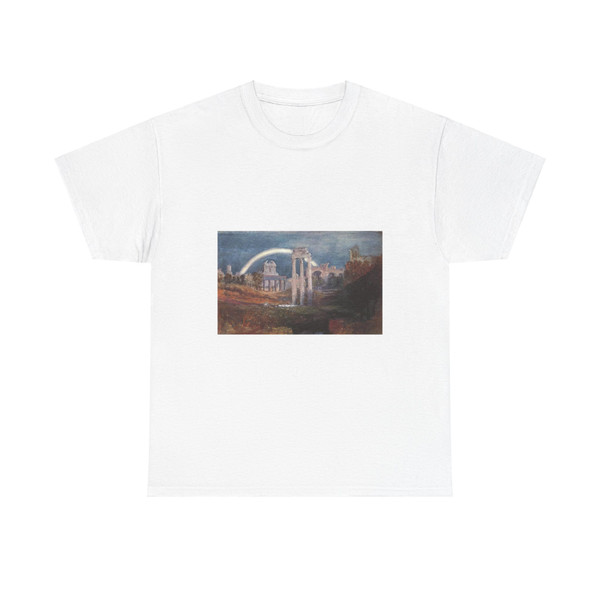 TURNER, Joseph Mallord William - Rome The Forum with a Rainbow (Artwork) T-Shirt