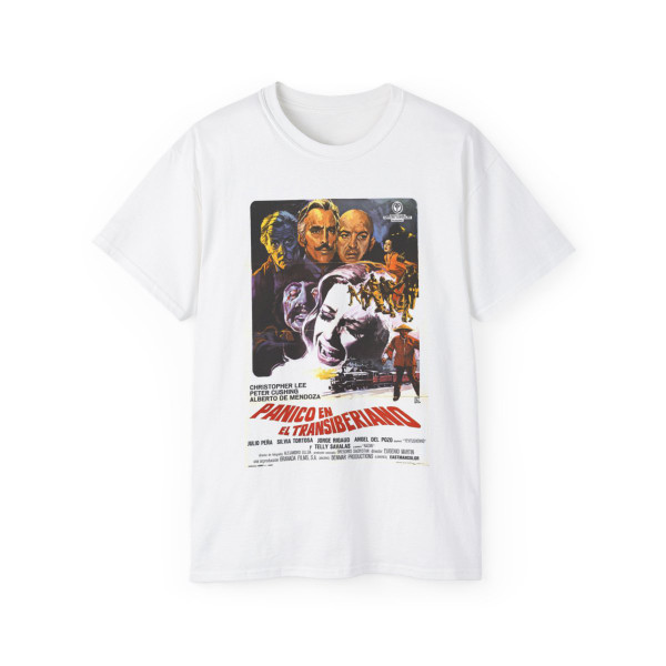 HORROR EXPRESS (SPAIN) 1972 Movie Poster - T-Shirt