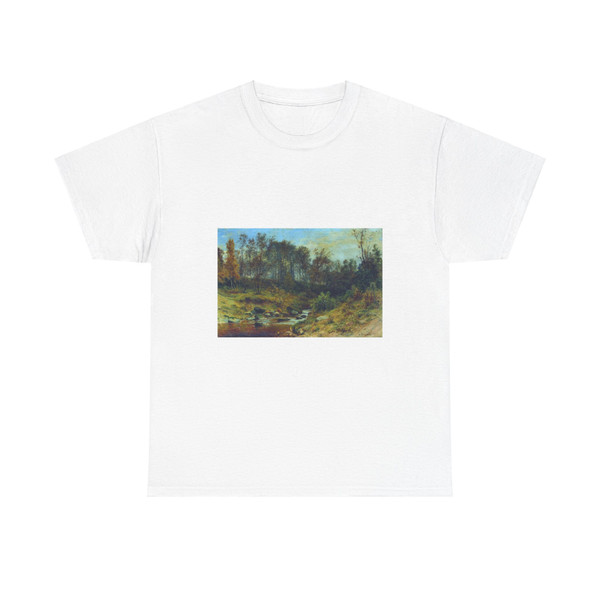 SHISKIN, Ivan Ivanovich - Forest Stream 1896 (Artwork) T-Shirt