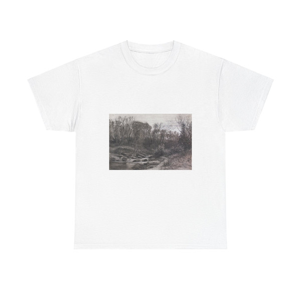 SHISKIN, Ivan Ivanovich - Forest Stream. Evening 1871 (Artwork) T-Shirt