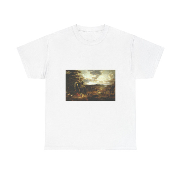 UDEN, Lucas van - Landscape with the Flight into Egypt (Artwork) T-Shirt