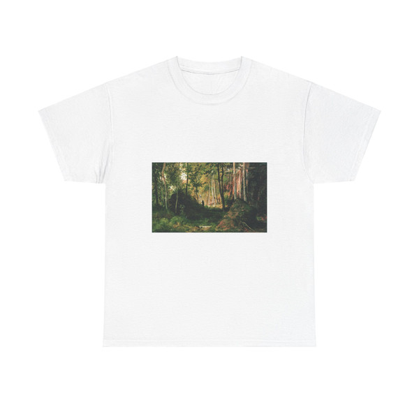 SHISKIN, Ivan Ivanovich - Landscape with a Hunter. Valaam Island 1867 (Artwork) T-Shirt