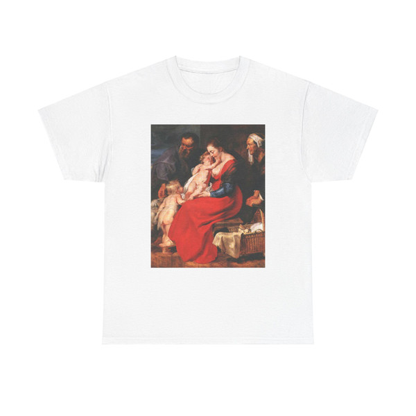 RUBENS, Peter Paul - The Holy Family with Saints Elizabeth and John the Baptist (Artwork) T-Shirt