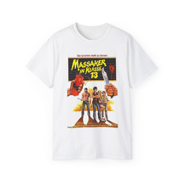 MASSACRE AT CENTRAL HIGH (GERMAN) 1976 Movie Poster - T-Shirt