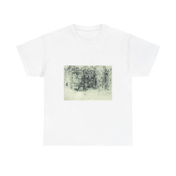 SHISKIN, Ivan Ivanovich - Sketch for the painting in 1898 (Artwork) T-Shirt