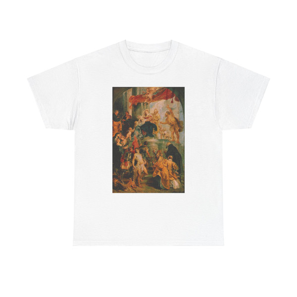RUBENS, Peter Paul - Virgin and Child Enthroned with Saints (Artwork) T-Shirt