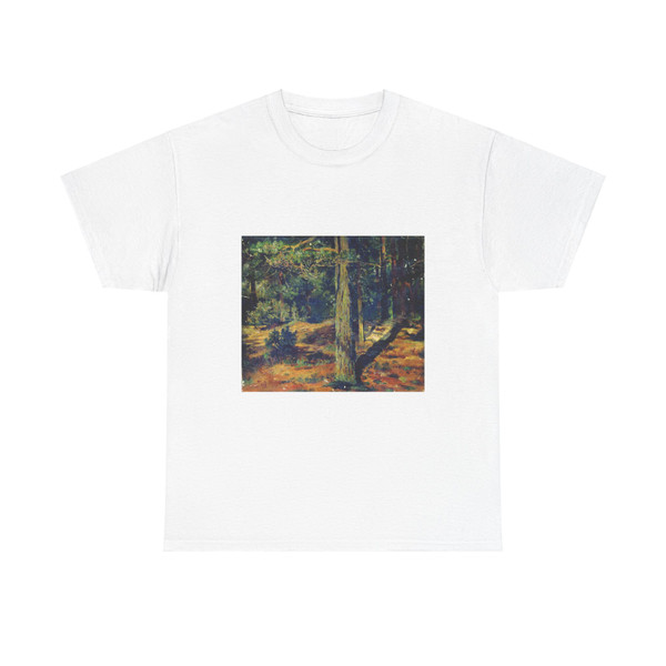 SHISKIN, Ivan Ivanovich - Summer landscape 1867 (Artwork) T-Shirt