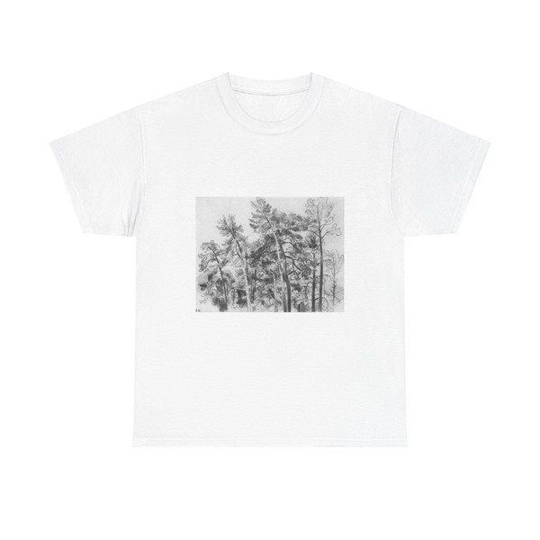 SHISKIN, Ivan Ivanovich - tops of the pines 1890 2 (Artwork) T-Shirt