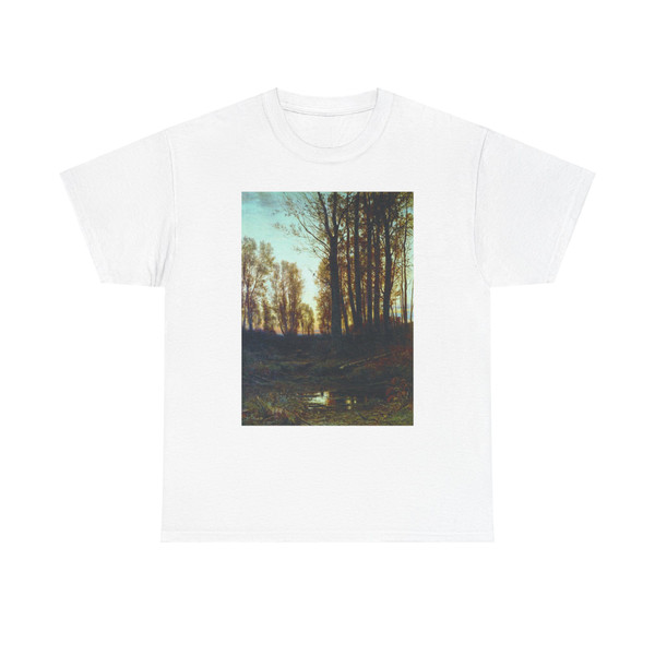 SHISKIN, Ivan Ivanovich - Twilight. Sunset. 1879 (Artwork) T-Shirt