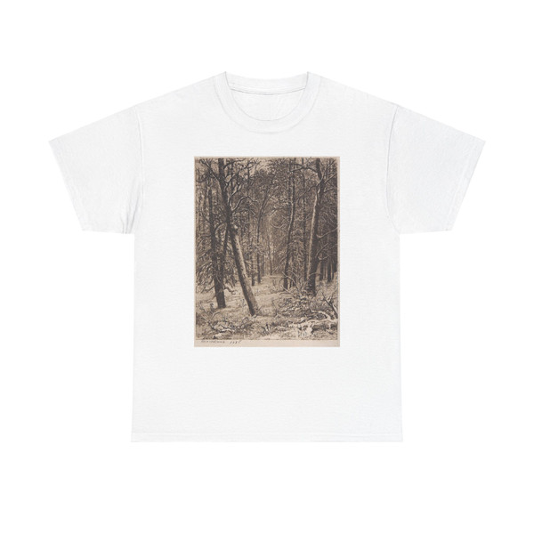 SHISKIN, Ivan Ivanovich - Winter. 1885 (Artwork) T-Shirt