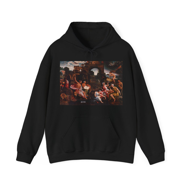 CORNELISZ van Oostsanen, Jacob - Saul and the Witch of Endor (Artwork) Hoodie