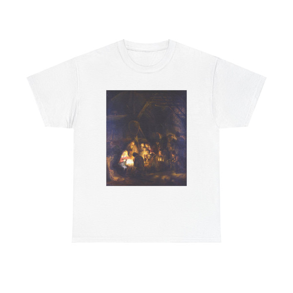 Rembrandt - The Adoration of the Shepherds (Artwork) T-Shirt