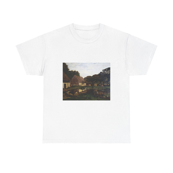 MONET, Claude - A Farmyard in Normandy (Artwork) T-Shirt