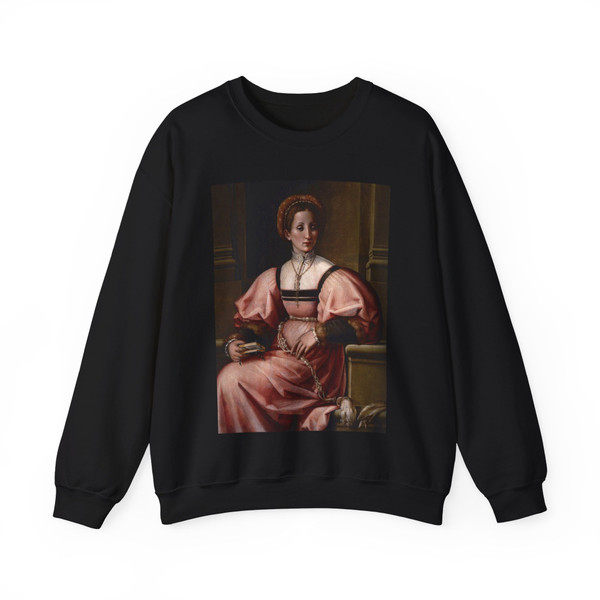 FOSCHI, Pierfrancesco di Jacopo - Portrait of a Lady (Artwork) Crewneck Sweatshirt