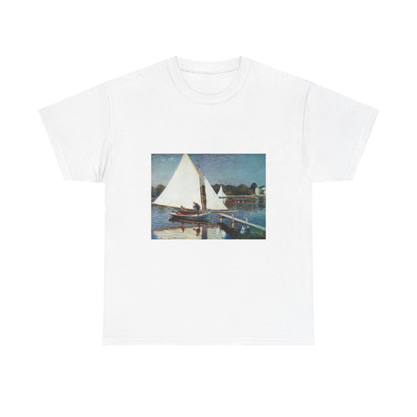 MONET, Claude - Sailing at Argenteuil (Artwork) T-Shirt