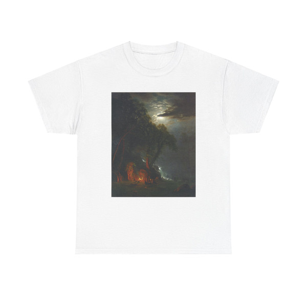 BIERSTADT, Albert - Campfire Site Yosemite (Artwork) T-Shirt