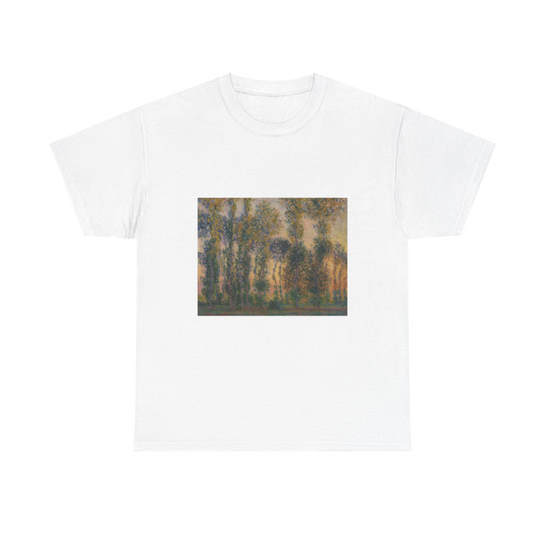 MONET, Claude - Poplars at Giverny, Sunrise (Artwork) T-Shirt