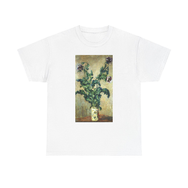 MONET, Claude - Purple Poppies (Artwork) T-Shirt