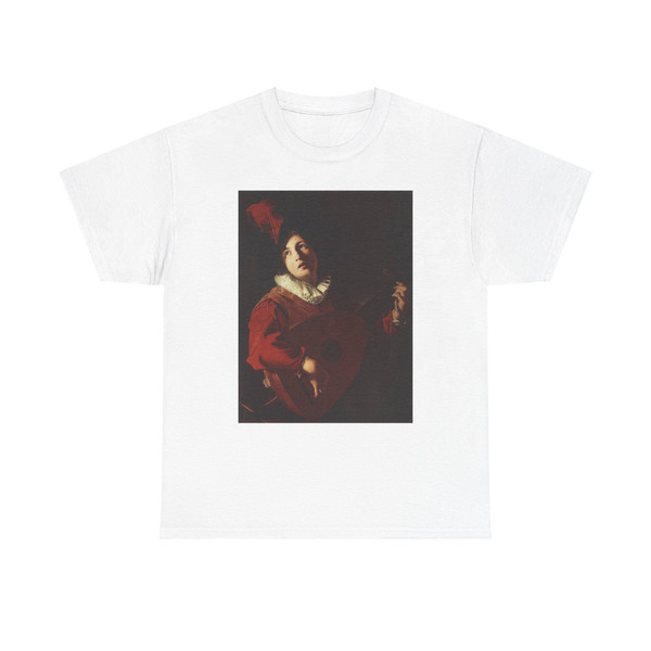 MANFREDI, Bartolomeo - Lute Playing Young (Artwork) T-Shirt