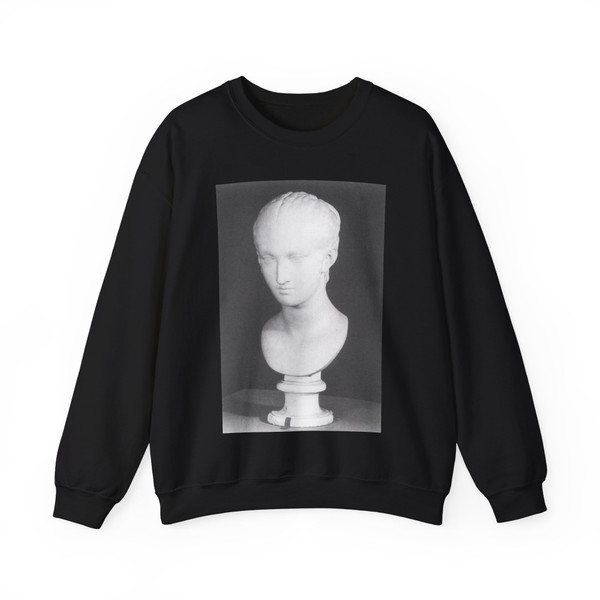 HOUDON, Jean-Antoine - Peasant Girl of Frascati (Artwork) Crewneck Sweatshirt