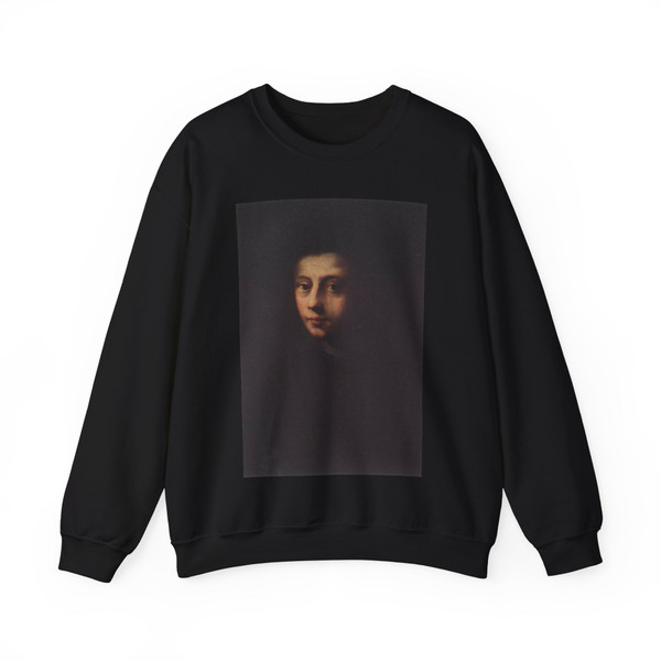 PULIGO, Domenico - Portrait of Pietro Carnesecchi (Artwork) Crewneck Sweatshirt