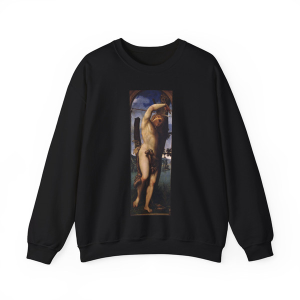 LOTTO, Lorenzo -1531--St Sebastian (Artwork) Crewneck Sweatshirt