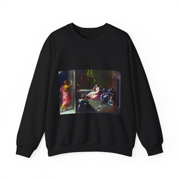 MACCHIETTI, Girolamo - The Charity of St Nicholas of Bari (Artwork) Crewneck Sweatshirt