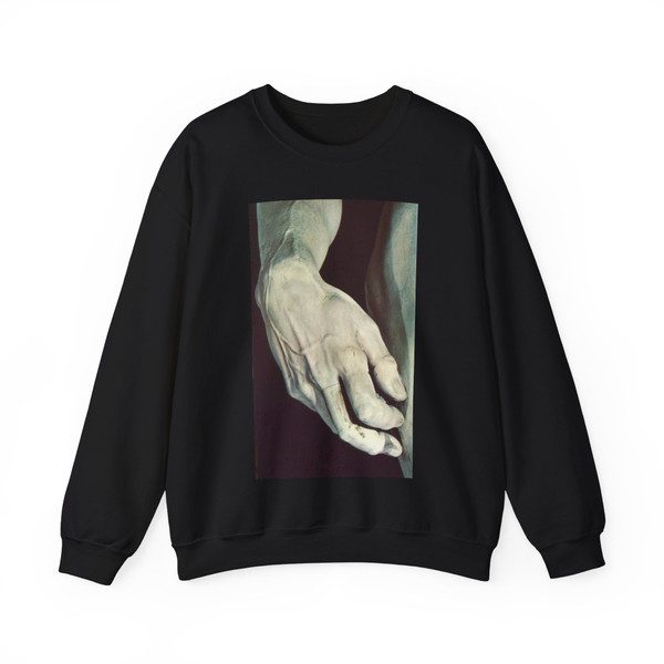MICHELANGELO, Buonarroti - David (detail) (Artwork) Crewneck Sweatshirt