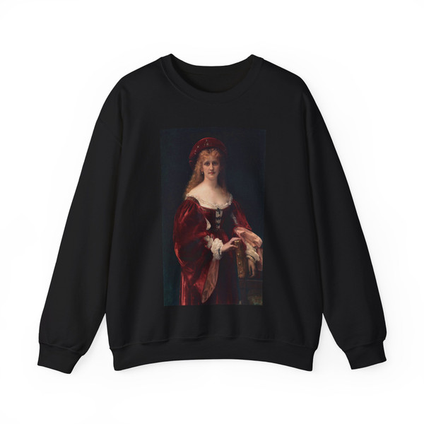 CABANEL, Alexandre - Patricienne de Venise (Artwork) Crewneck Sweatshirt