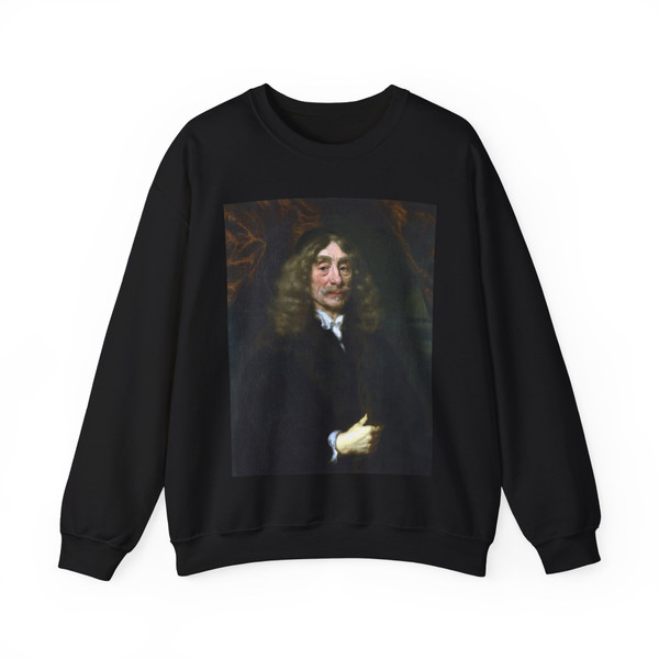 MAES, Nicolaes - Portrait of Jan de Reus (Artwork) Crewneck Sweatshirt