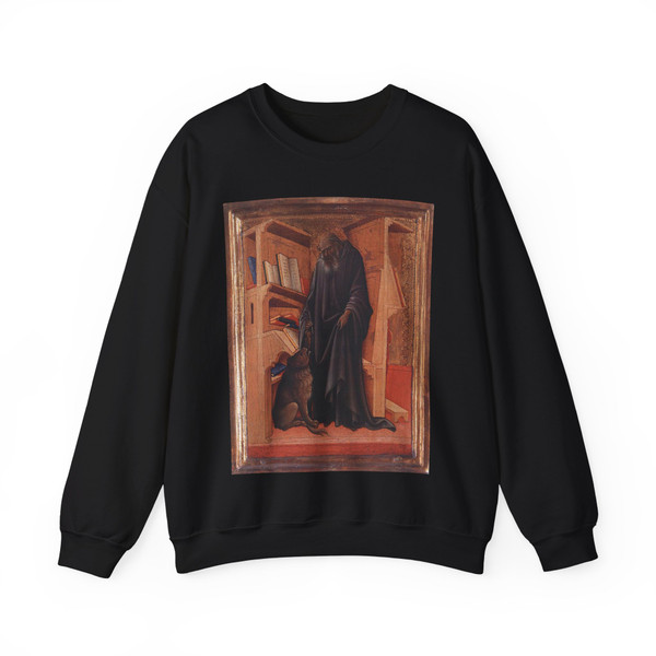 LORENZO Monaco - St Jerome (Artwork) Crewneck Sweatshirt