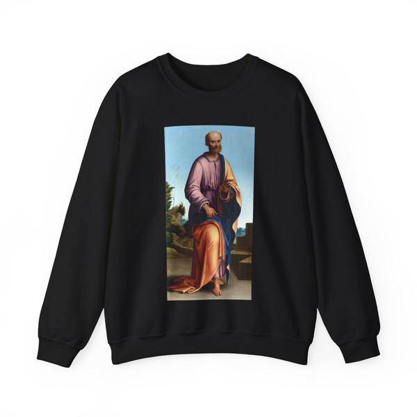 Lorenzo Costa - Saint Peter (Artwork) Crewneck Sweatshirt