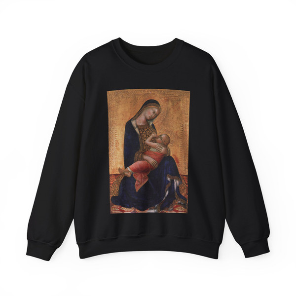 MEMMI, Lippo - Madonna and Child (Artwork) Crewneck Sweatshirt