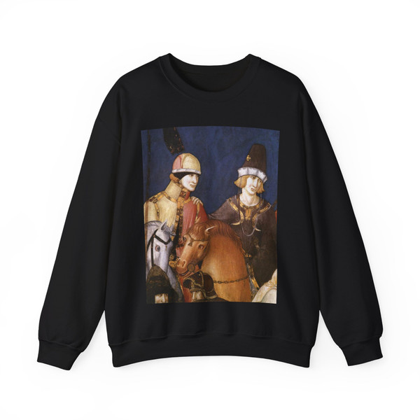 LORENZETTI, Pietro  - Assisi-crucifixion-Crucifixion (detail)5 (Artwork) Crewneck Sweatshirt