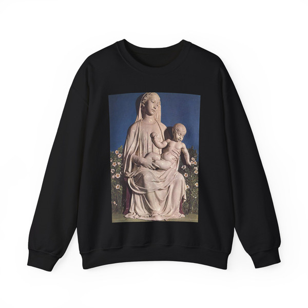 ROBBIA Luca della - Madonna of Roses (Artwork) Crewneck Sweatshirt